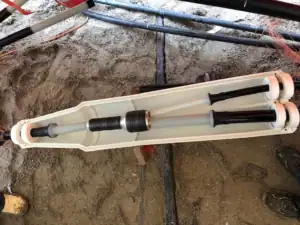 Aftakmof binnenkant windpark Enercon