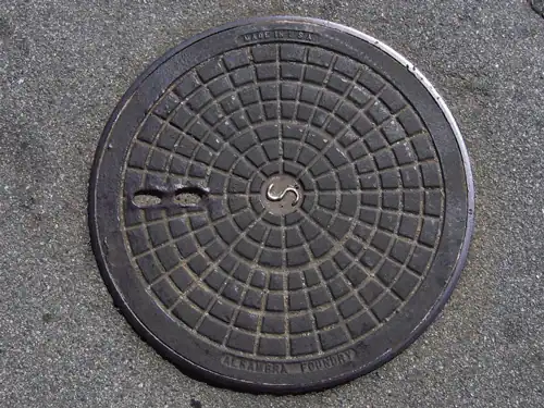 Manhole cover used for access to underground cable joints and medium voltage cable infrastructure