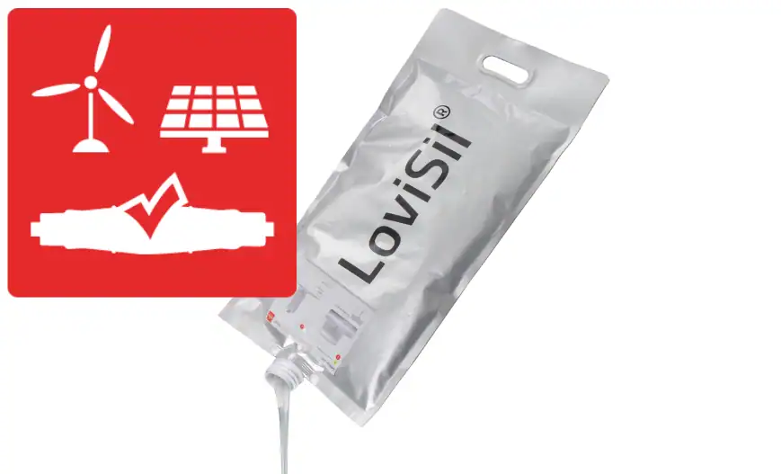 LoviSil Modul mit LoviSil Technologie für erneuerbare Energienetze mit harmonischen Oberwellen und zuverlässigen Mittelspannungsverbindungen