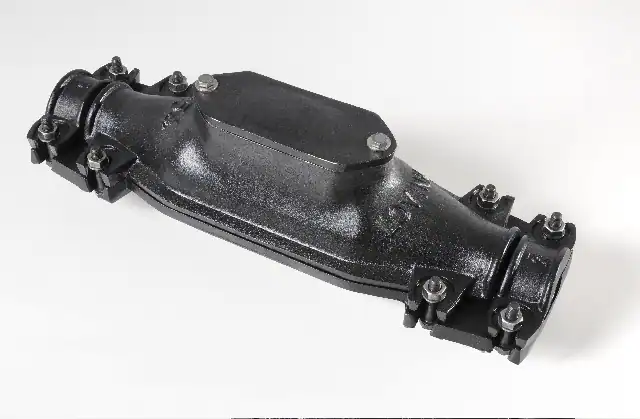 Historical cast iron cable joint by Lovink
