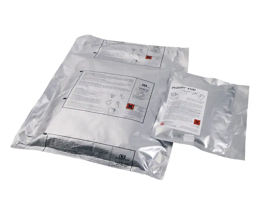 Protolin resin used to protect cable splices in contaminated soil against chemical attack, moisture ingress and corrosion
