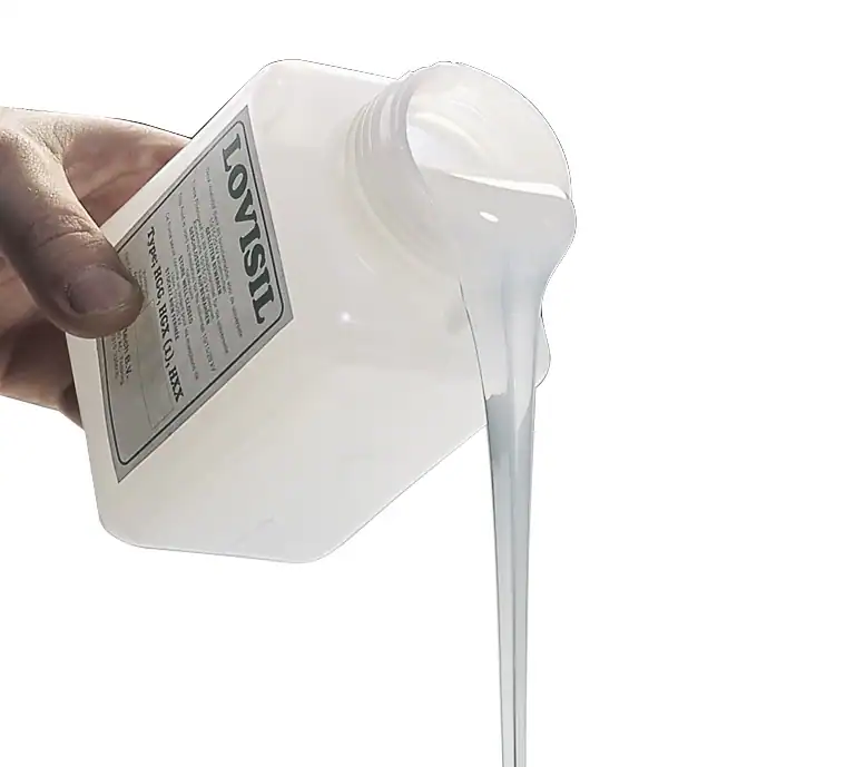 Pouring LoviSil® liquid silicone insulation