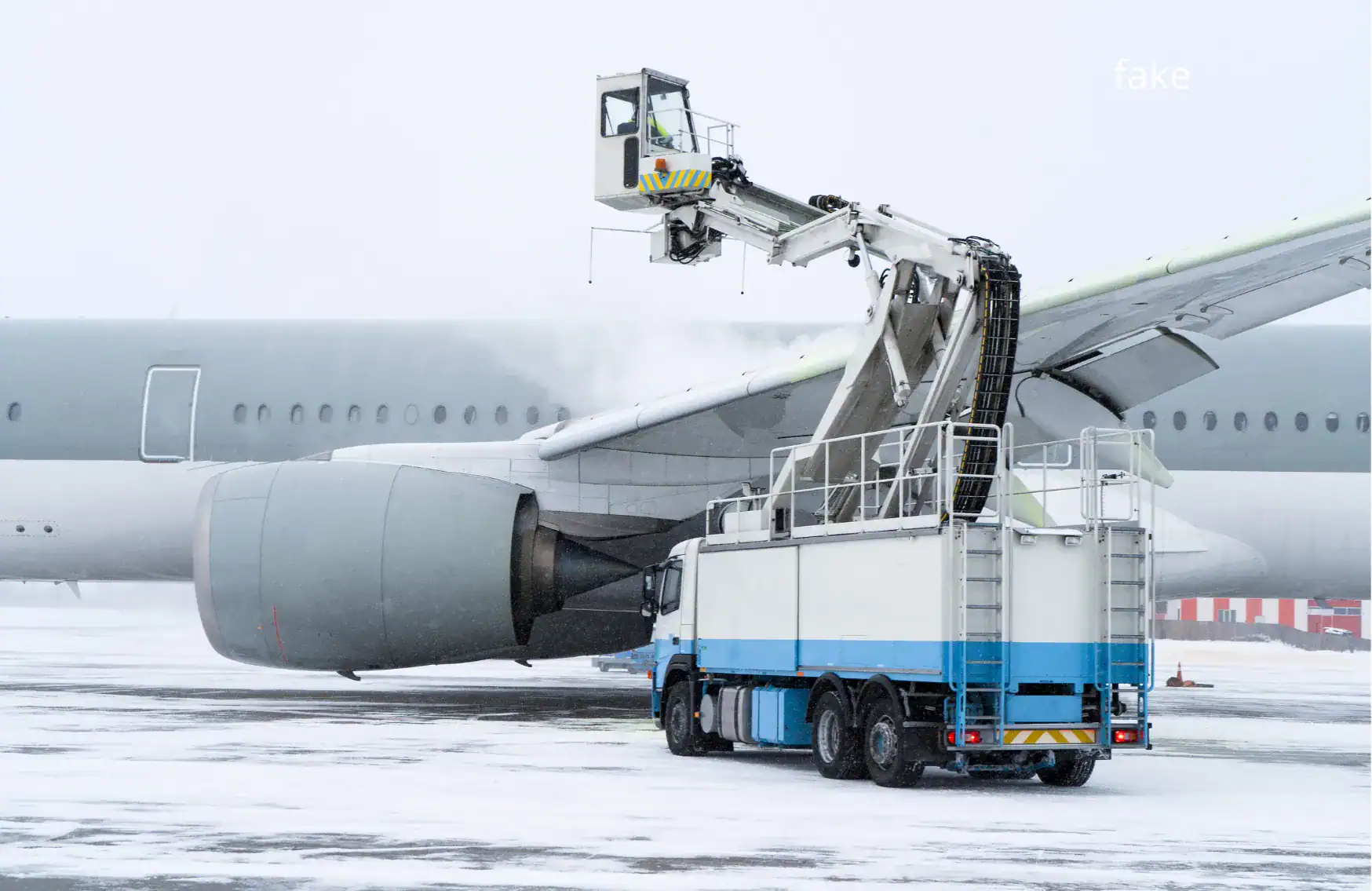 De-icing vliegveld