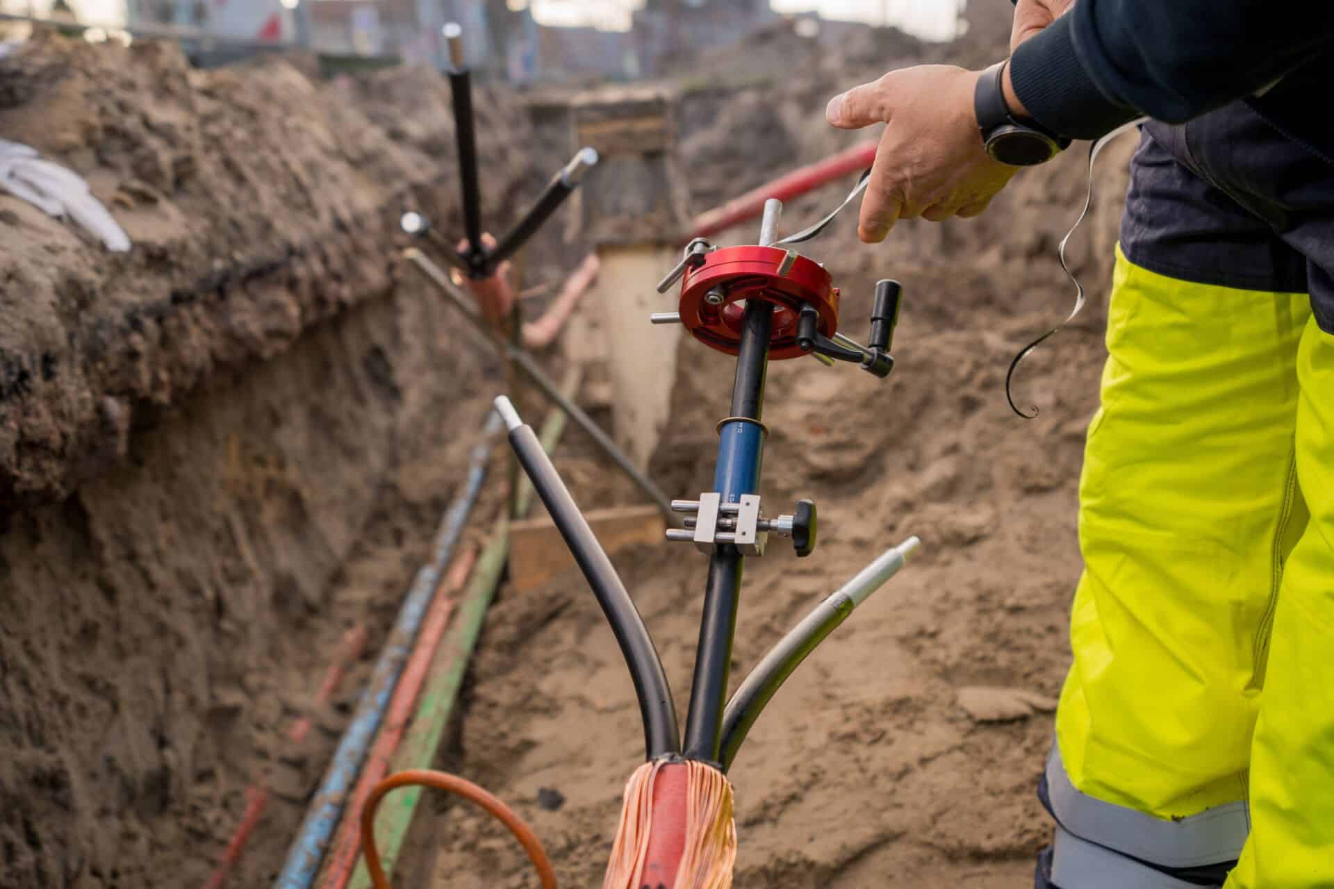 Renewable Energy Joint project, stripping cables